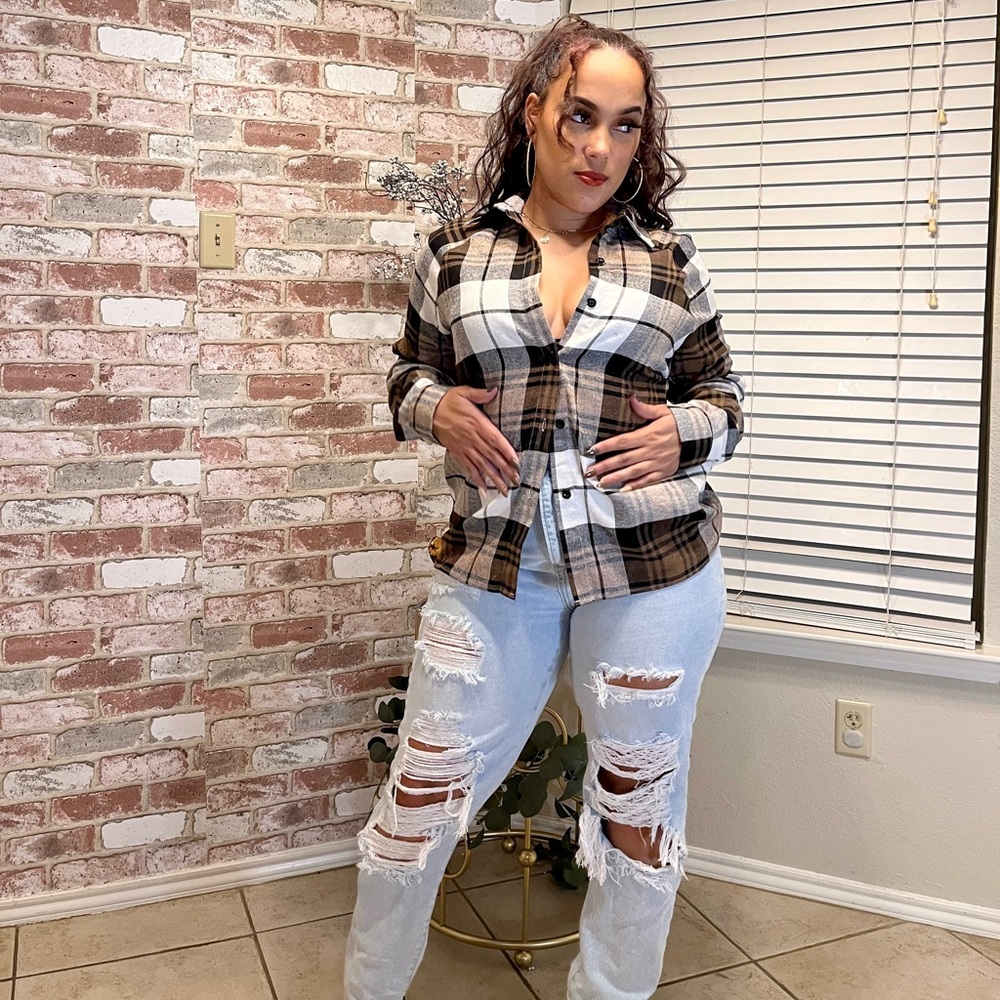 Button down flannel